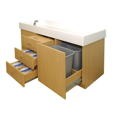 changing table with sink